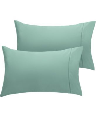 Queen 2PC Ultra Soft Silky Solid Performance Pillowcase Set
