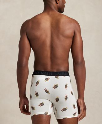 Men's 3-Pack Elastic Waist Boxer Briefs Holiday Gift Set