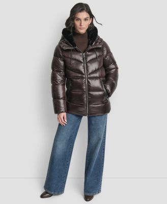 Women's Shine Hooded Puffer Coat
