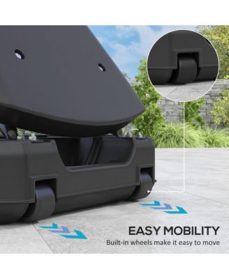 Portable Basketball Hoop 4.9-10' Height Adjustable Basketball Goal