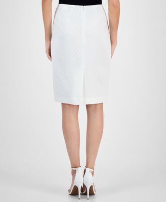 Women's Shawl-Collar Jacket & Pencil Skirt Suit Set