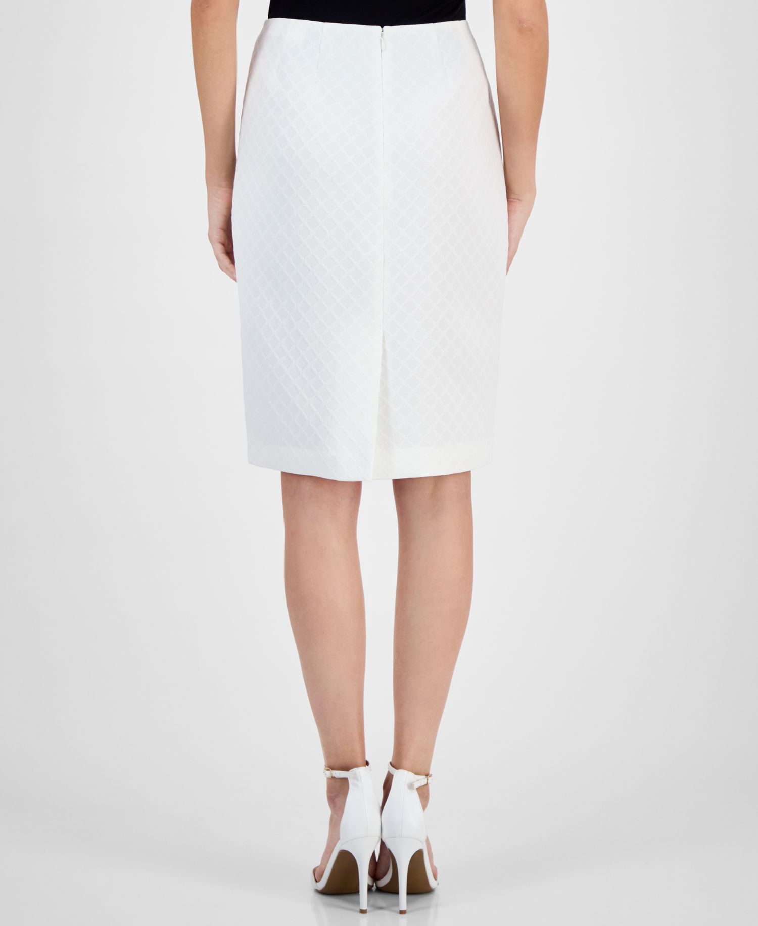 Women's Shawl-Collar Jacket & Pencil 2 Piece Skirt Suit