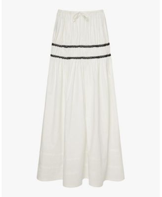 Women's Tiered Midi Skirt