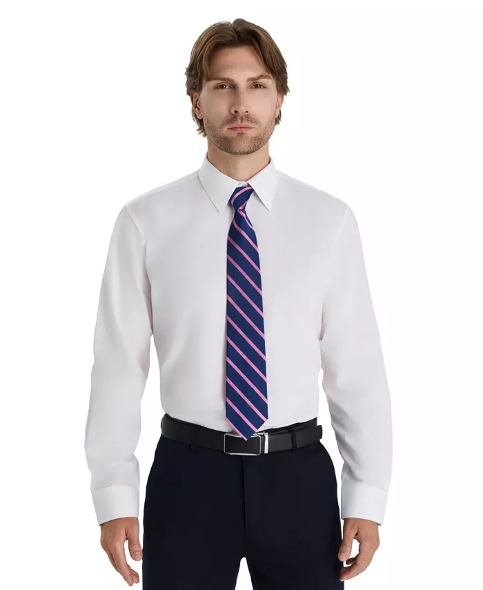 Men's Regular Fit Solid Dress Shirt - thumbnail 2