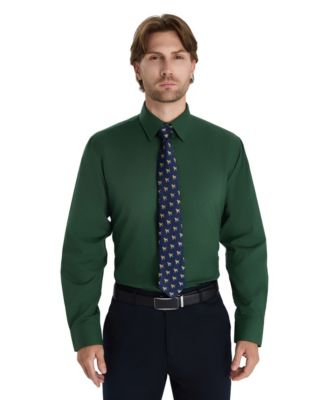 Men's Regular Fit Solid Dress Shirt