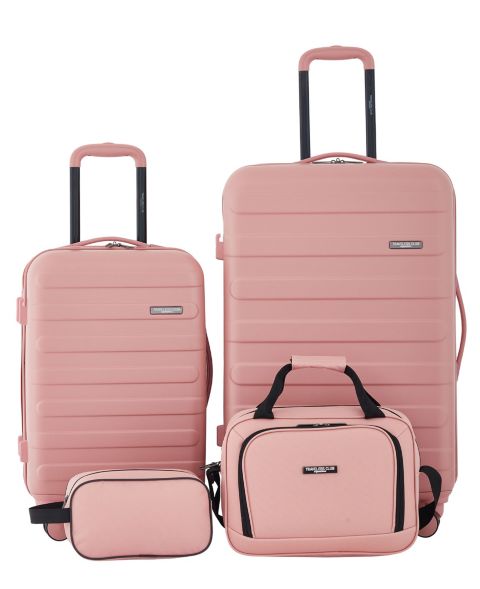 Чемоданы Travelers Club Austin 4-Pc. Hardside Luggage Set, цвет: Пудровый