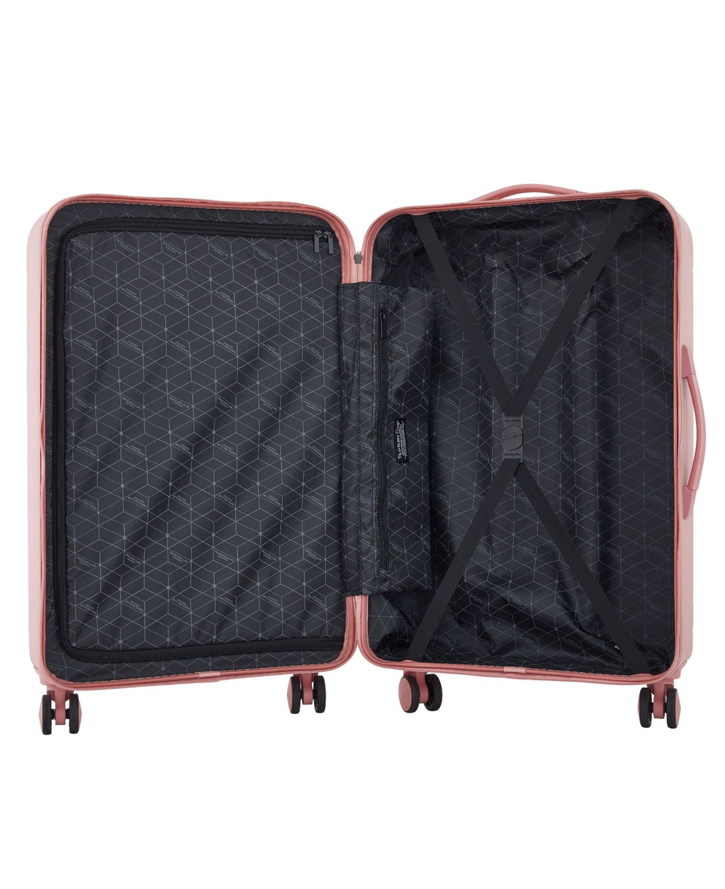 Чемоданы Travelers Club Austin 4-Pc. Hardside Luggage Set, цвет: Пудровый — фото 11