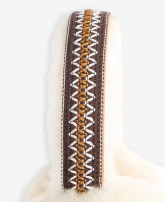 Women's Braided Fur Earmuffs