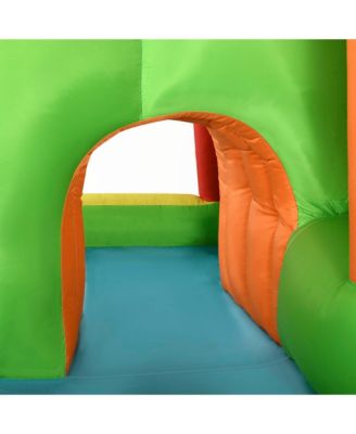 7-in-1 Backyard Inflatable Bounce House W/ Slide & Water Blaster