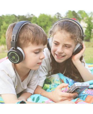 KidJamz Share Wireless Headphones for Kids with Multipoint Connectivity and LED Lights