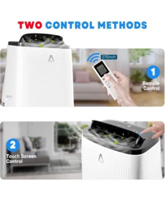 14,000 BTU Portable Air Conditioner - 3-in-1 Cooling, Dehumidifying & Fan, Efficiently Cools 750 Sq. Ft, Quiet Operation,24-Hour Timer, Remote
