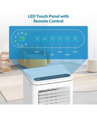 8,000 BTU 3-in-1 Cooling, Dehumidifier & Fan with Timer, Remote, LED Display - Portable Air Conditioner
