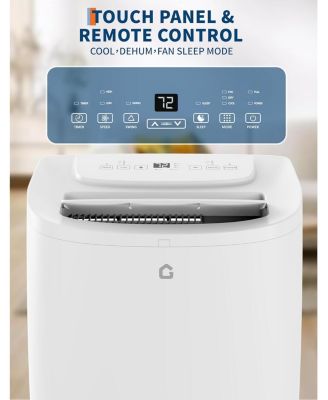 14,000 BTU Portable Air Conditioner - 3-in-1 Unit with Cooling, Fan & Dehumidifier, 24H Timer, Remote Control, Ideal for Bedrooms, Cools