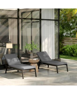 2 Lounge Chair Cushions, 72"x21"x3" Replacement Cushions,