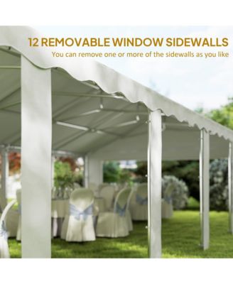 20' x 40' Large Party Tent with Removable Window Sidewalls