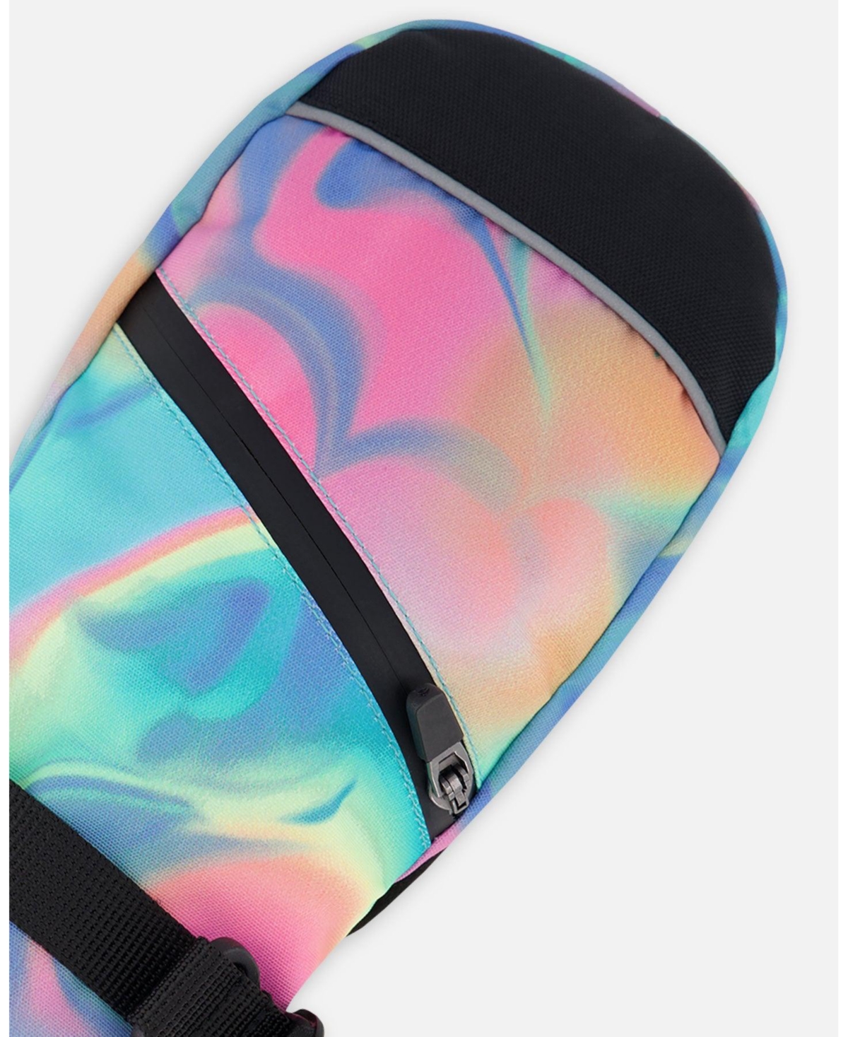 Deux par Girl Winter Mittens Teknik Rainbow Heart Print