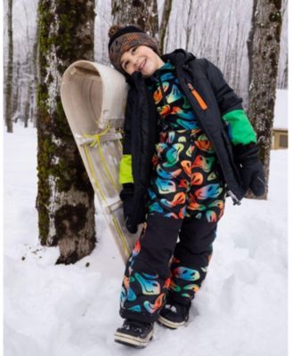 Boy Two-Piece Play Snowsuit Smiley Face - Toddler|Child