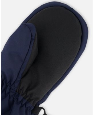 Kids Unisex Winter Mittens Play Navy Blue - Child