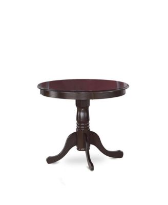 5 PC Rubberwood Small Kitchen Table And Chairs Round Table And 4 Chairs For Dining room Sets