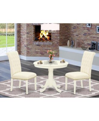 Dining Room Set Linen White