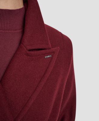 Women's Notch Collar Belted Wrap Coat