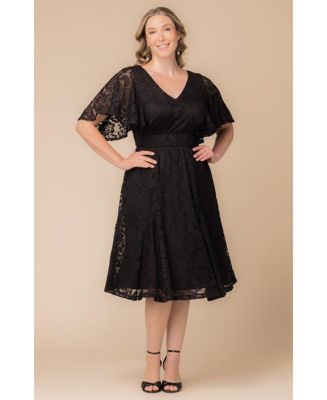 Plus Size Camille Lace Cocktail Dress