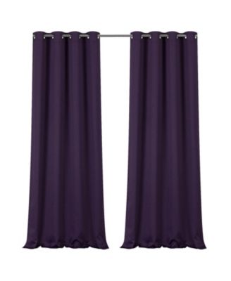 2 Pack: Hotel Thermal Grommet 100% Blackout Curtains - 52 in. W x 95 in. L, Monterey Teal