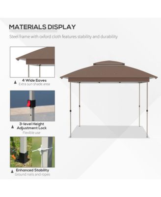 12' x 12' Pop Up Canopy with Mesh Sidewall Netting,
