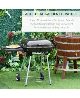 22 inch Portable BBQ Charcoal Steel Grill Camping Backyard Cooking