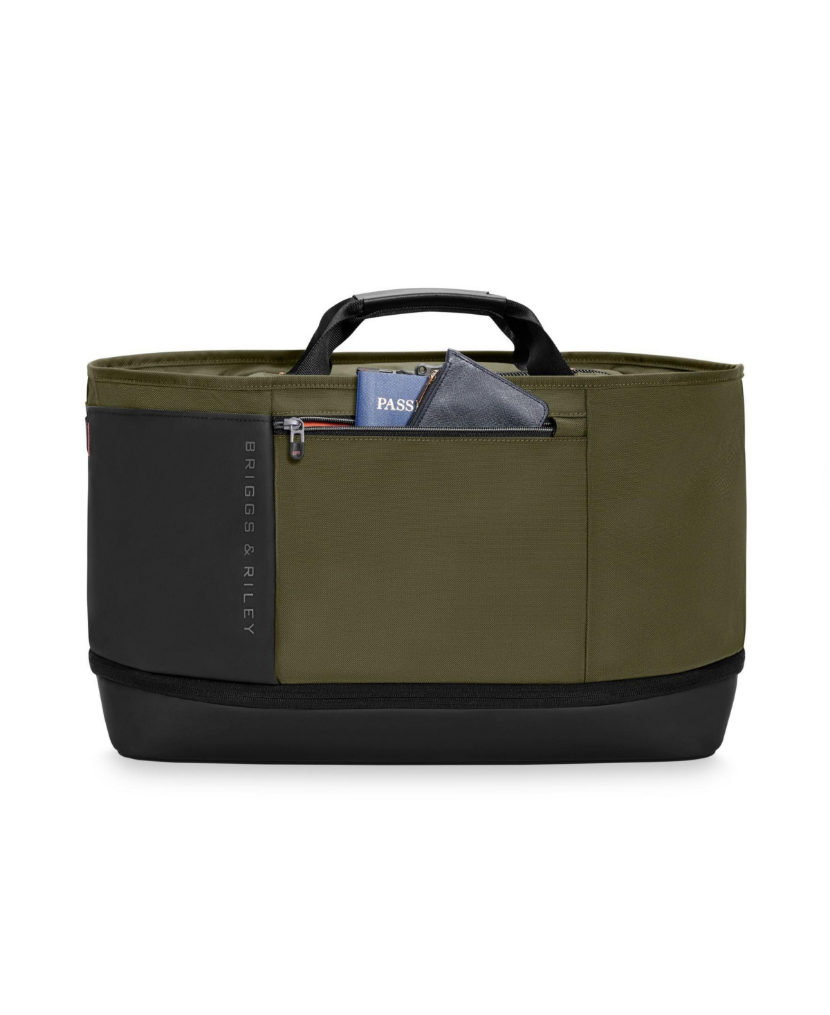 Briggs & Riley Expandable Overnighter In Green