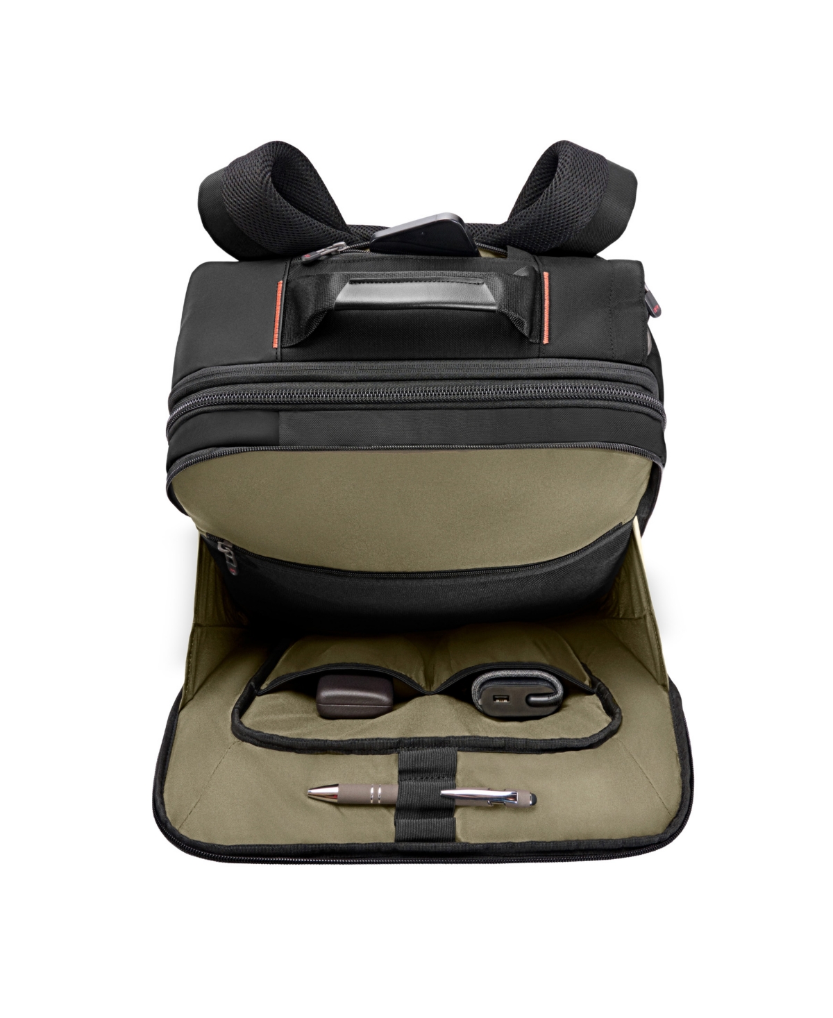 Briggs & Riley Large Convertible Backpack In Black