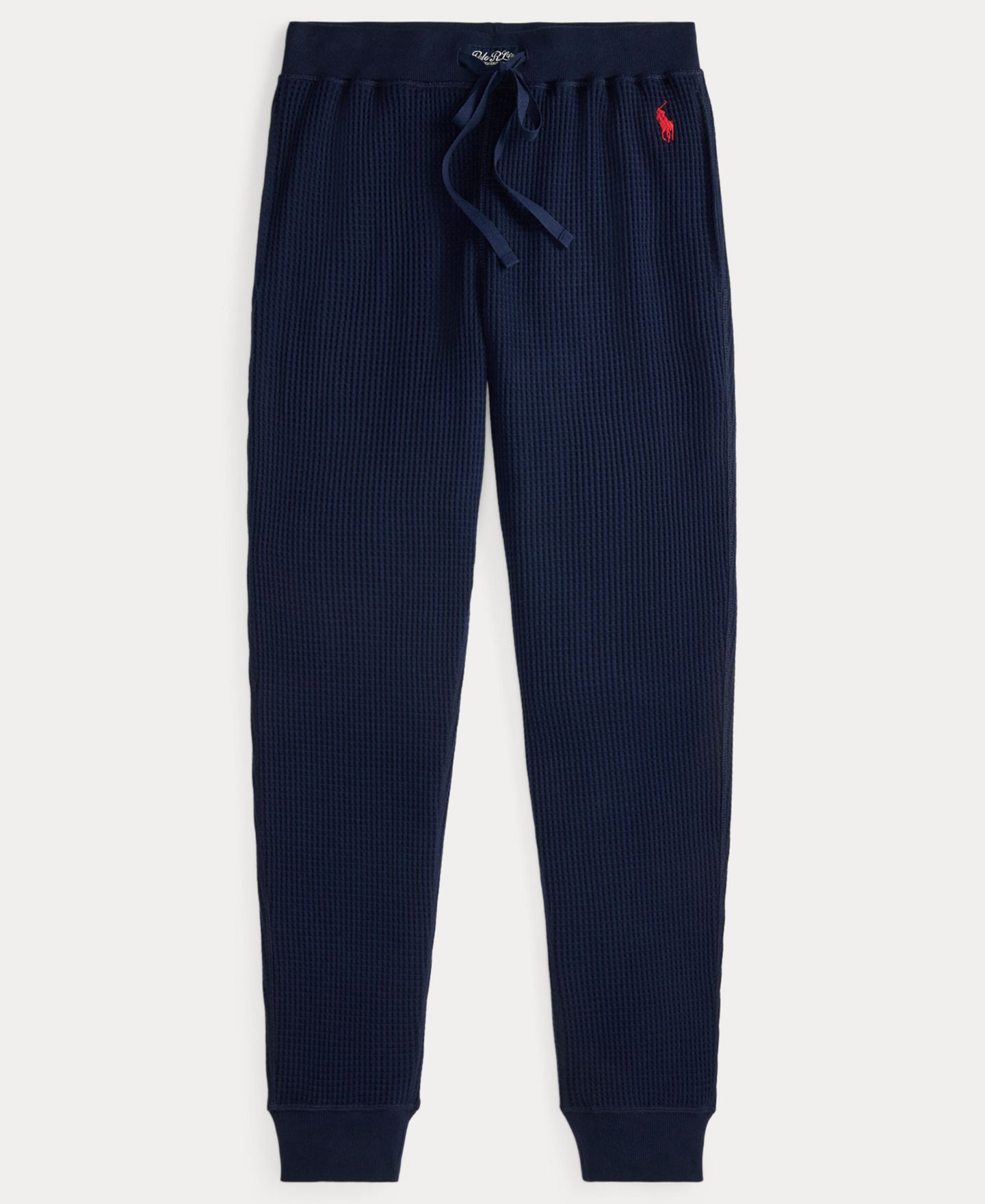 Пижамные брюки Premium для мужчин, термоткань — Polo Ralph Lauren, цвет: Тёмно-синий / Красный — фото 5