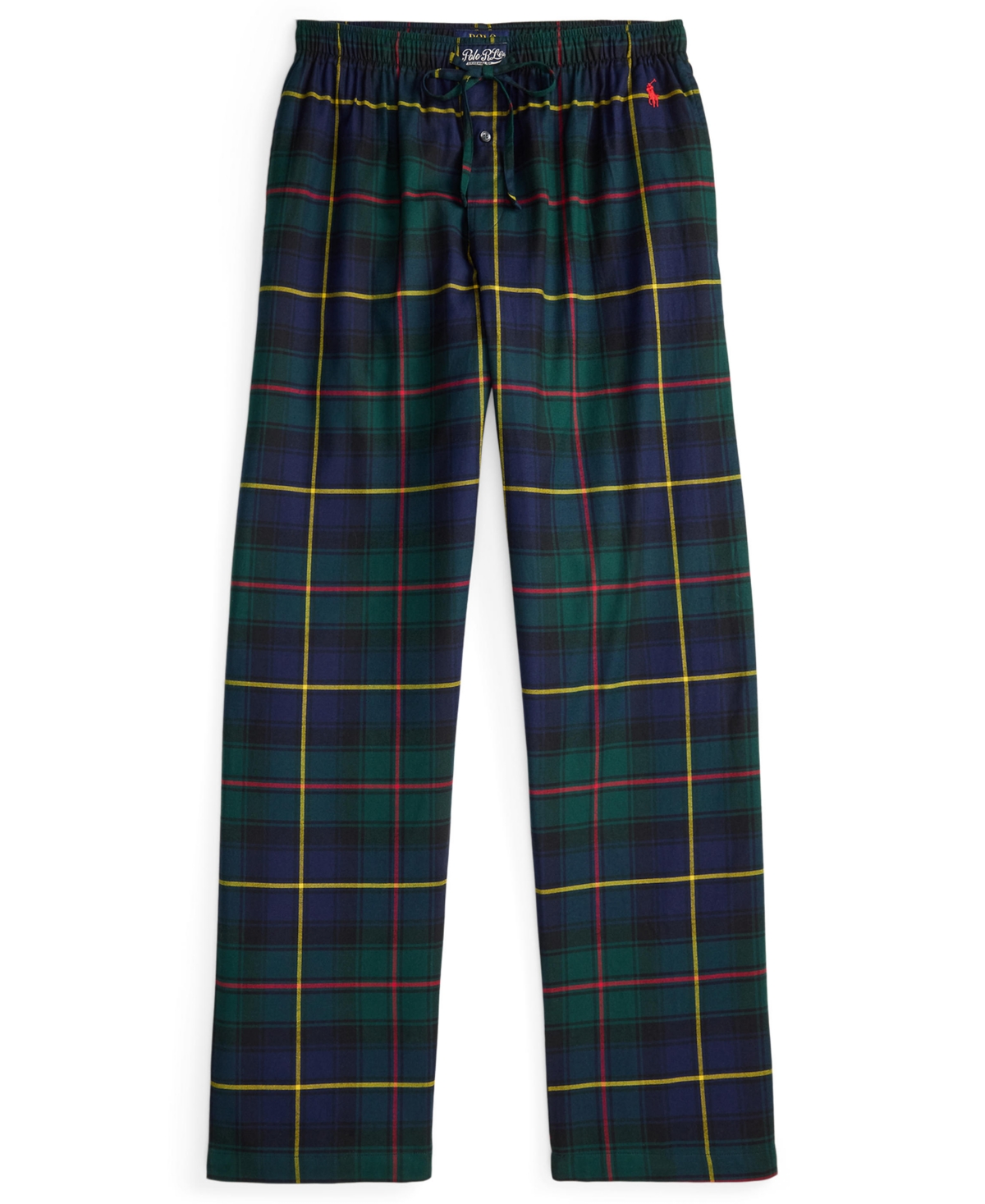 Polo Ralph Lauren Men's Stewart Plaid Pattern Pajama Pants In Blue