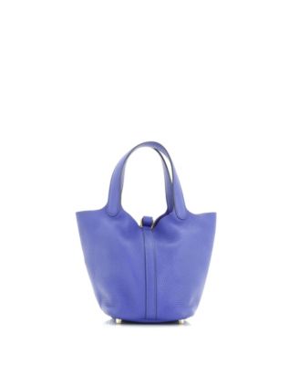 Pre-Owned Hermes PM Picotin Lock Bag Clemence