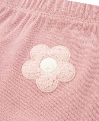 Baby Girl Short Sleeve Bodysuit, Jacket and Pant, 3-Piece Set