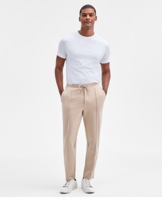 Alfani - Men's Alfatech Regular-Fit Compact Textured Ponte-Knit Pants