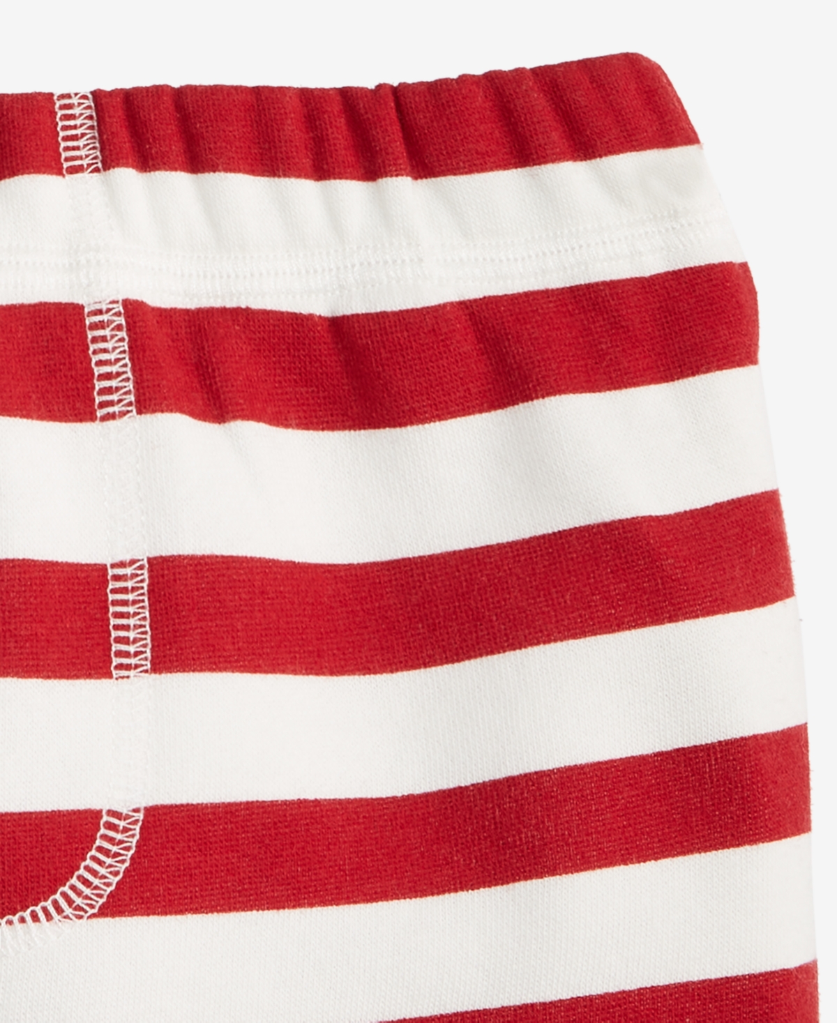 First Impressions Baby Boys Cane Striped Fleece Pants, Macy's Exclusive In Red