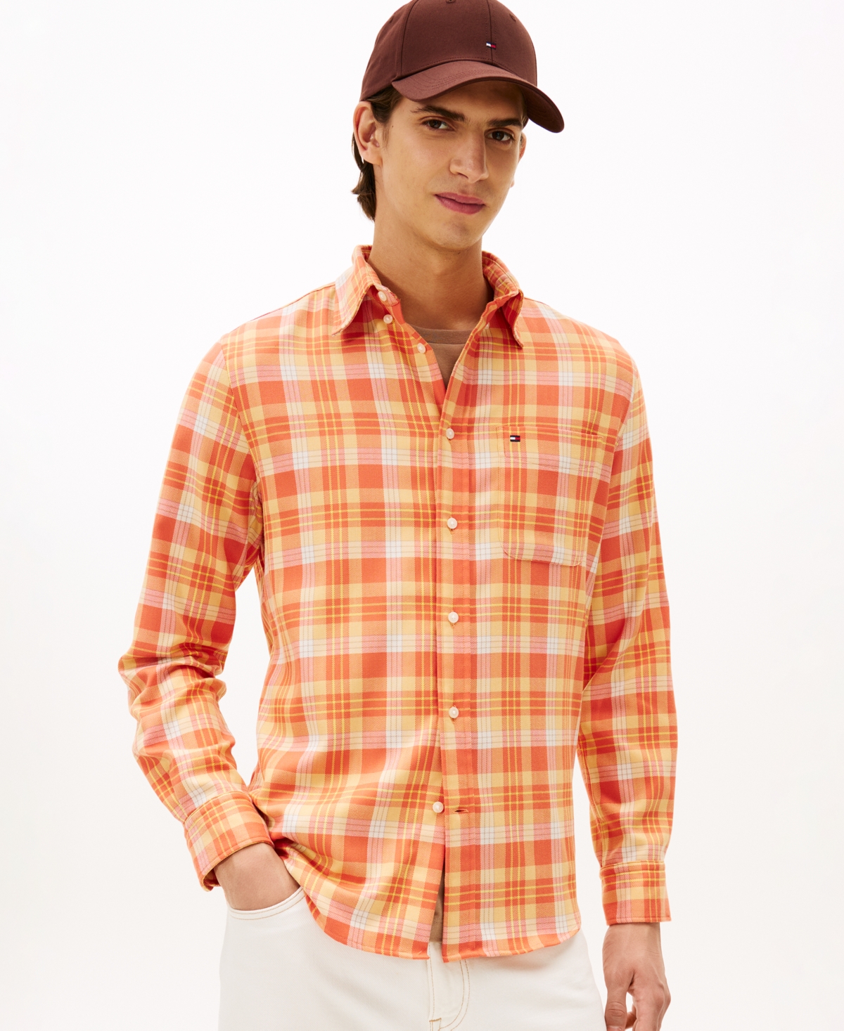 Tommy Hilfiger Men's Soft Touch Blend Check Shirt