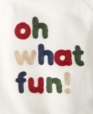Baby Boys (0-24) 2-Pc. Oh What Fun Sweater & Pants Set, Macy's Exclusive