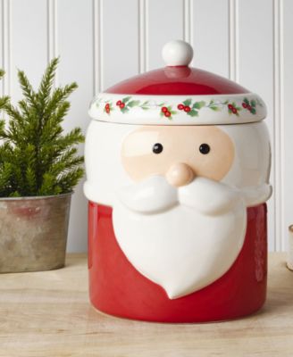 Santa Lidded Canister