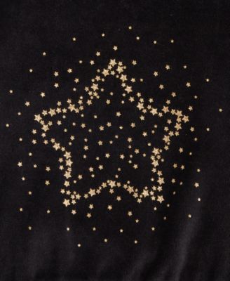 Baby Girls Mix and Match Long-Sleeve Glitter-Dot Star Velour Top, Macy's Exclusive