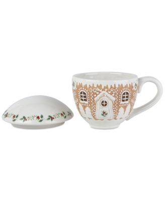 Winterberry - Gingerbread Mug with Lid