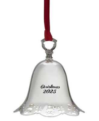 2025 Silver-Plated Pierced Bell Ornament, 46th Edition