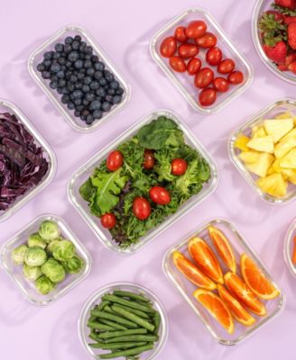 24-Pc. Glass Storage Containers with Lids