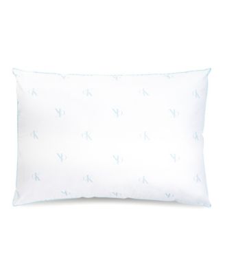Monogram Logo Density Collection Cotton X-Firm Pillow, Standard/Queen