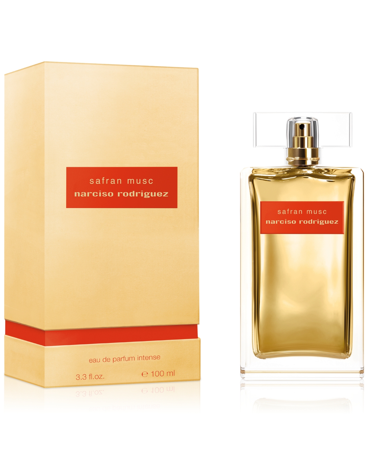 Narciso Rodriguez Safran Musc Eau De Parfum Intense, 3.3 Oz. In Transparent