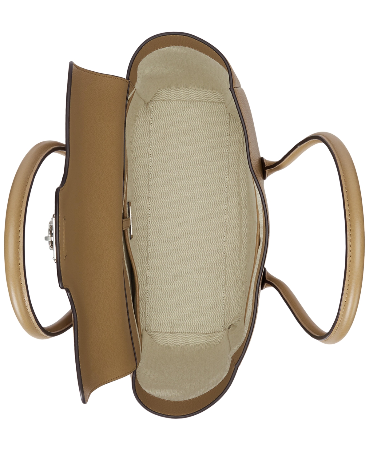 Ralph Lauren Pebbled Leather Extra-large Tanner Satchel In Multi