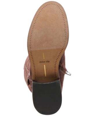 Women's Kilian H2O Tall Knee-High Wide-Calf Buckle Riding Boots