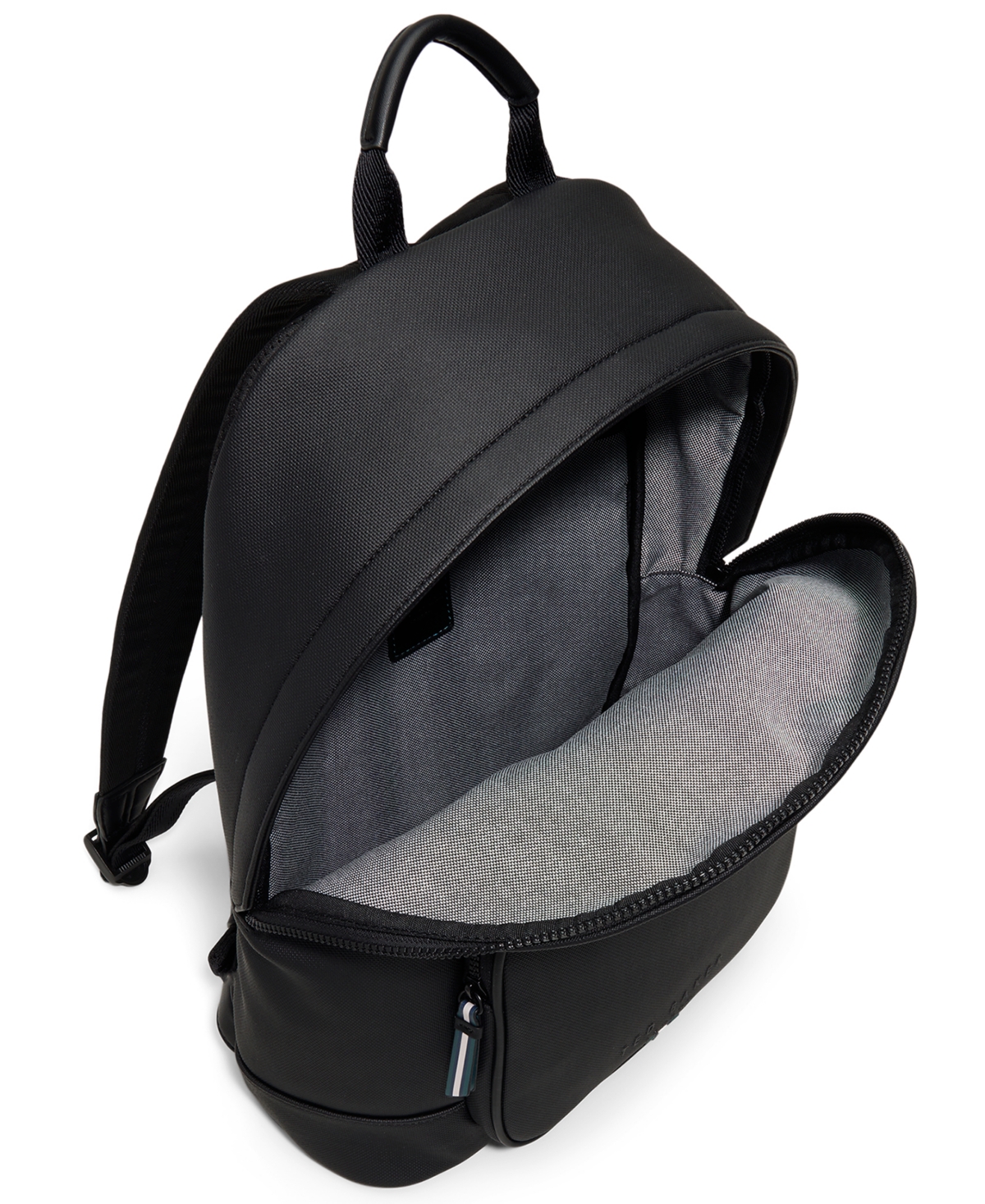 Ted Baker Dawson Top Zipper Backpack In Black