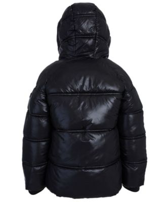 Toddler and Little Boys Heavyweight Shine Puffer Jacket